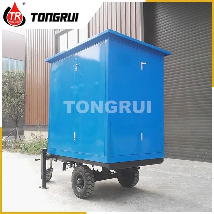 trailer type oil purifier
